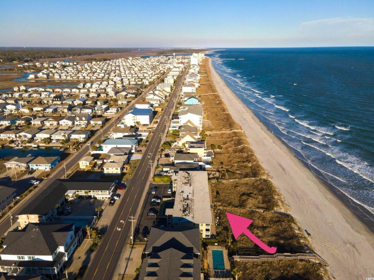 Beautiful Beachfront-Oceanfront First Floor 2Br 2Ba Condo In Cherry Grove, North Myrtle Beach! Renovated With A Fully Equipped Kitchen, 3 Separate Beds, Pool, Private Patio & Steps To The Sand! Extérieur photo