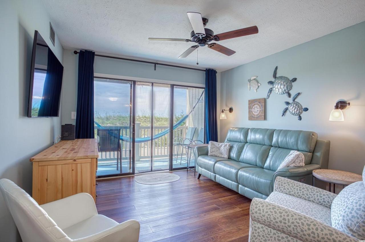 Beautiful Beachfront-Oceanfront First Floor 2Br 2Ba Condo In Cherry Grove, North Myrtle Beach! Renovated With A Fully Equipped Kitchen, 3 Separate Beds, Pool, Private Patio & Steps To The Sand! Extérieur photo